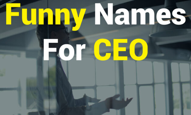 370+ Funny Names for CEO: Hilarious Titles That Lighten the Boardroom