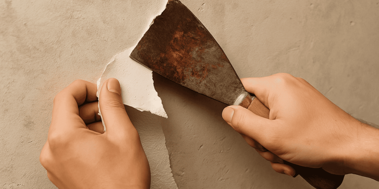 Removing Wallpaper Without Stress or Harsh Chemicals