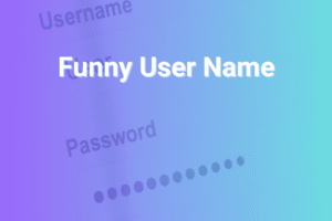 funny user name