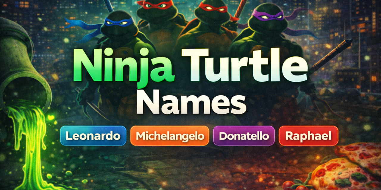 Ninja Turtle Names Explained With Origins and Meanings